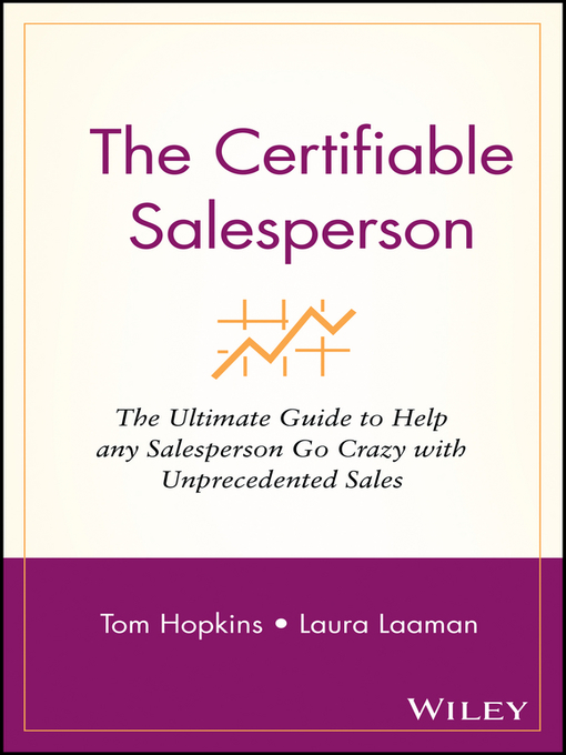 Title details for The Certifiable Salesperson by Tom Hopkins - Available